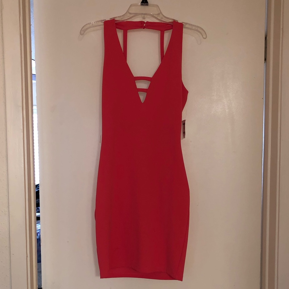 Pink cocktail dress